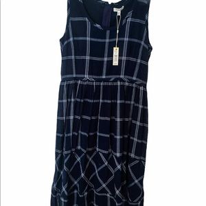 Max Studio Navy & White Dress